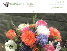 Tablet Screenshot of mountainflowersofaspen.com